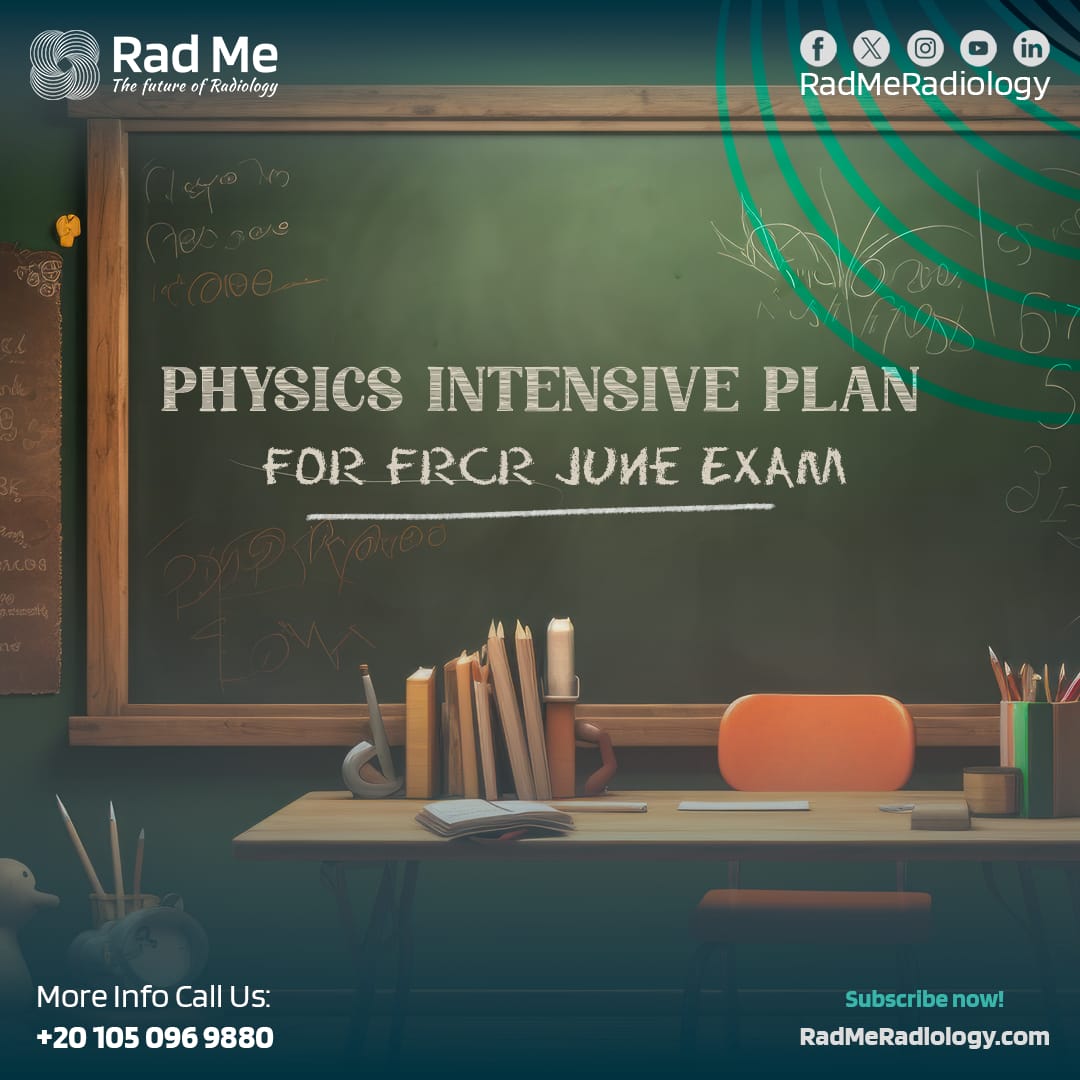 Physics Regular Recorded course (FRCR 1st Part) Dr. Reham Mohamed – For June 2024 Exam
